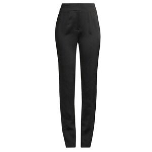 DKNY Dress Pants Womens 8 Black High Waisted Straight Leg Career Trouser NWT